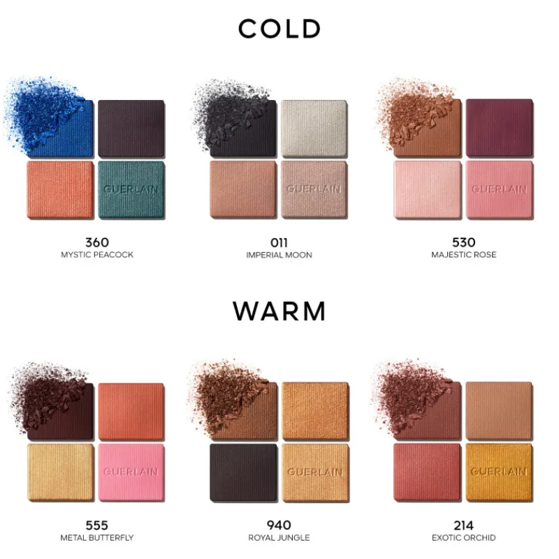 Hot OMBRES G SOMBRAS DE OJOS EN 4 TONOS Sombras