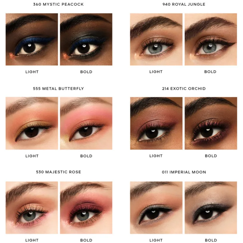 Hot OMBRES G SOMBRAS DE OJOS EN 4 TONOS Sombras