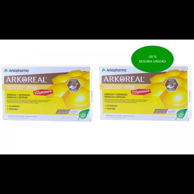 Discount PACK ARKOREAL JALEA REAL FRESCA VITAMINADA X2 Complementos Alimenticios|Estuches