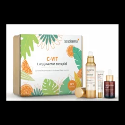 New PACK C-VIT SUPERVIVIENTES : SERUM+ CONTORNO DE OJOS+FLUIDO RADIANCE Estuches|Facial