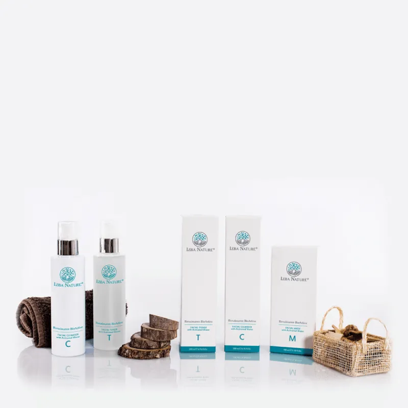 Hot PACK DE LIMPIEZA FACIAL LIMPIADOR , TÓNICO Y MASCARILLA Estuches