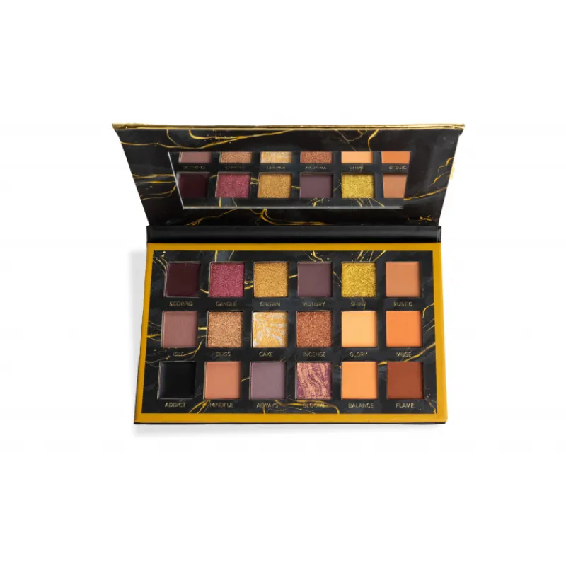 Hot PALETA BLACK DIAMOND PALETTE 18 EYESHADOWS Sombras