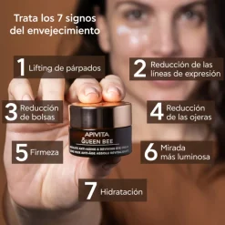 Queen Bee Crema Contorno de Ojos Revitalizante Antiedad Antiedad|Facial