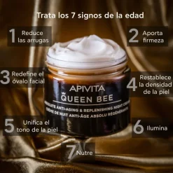 Sale Queen Bee Crema de Noche Reconstituyente Antiedad Absoluto Facial|Antiedad