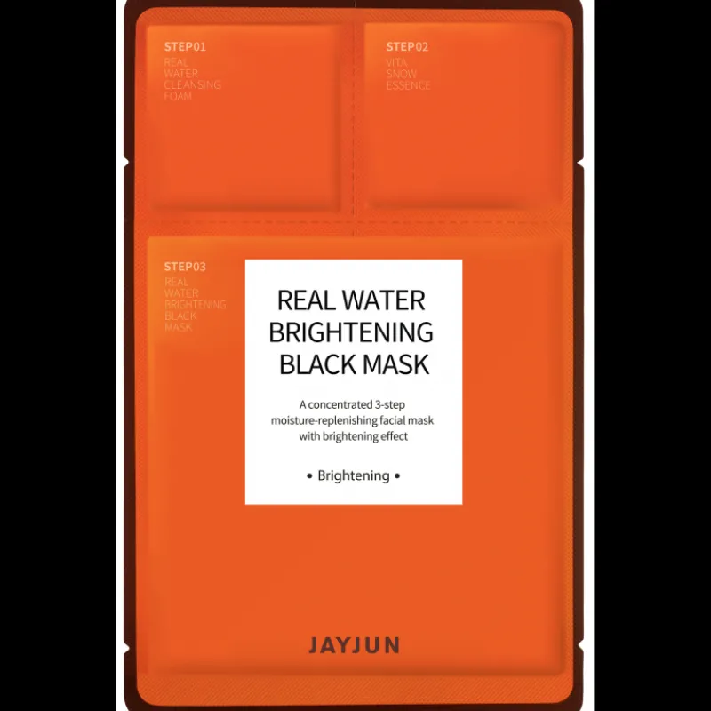 Outlet REAL WATER BRIGHTENING BLACK MASK Vitamina A|Niacinamida