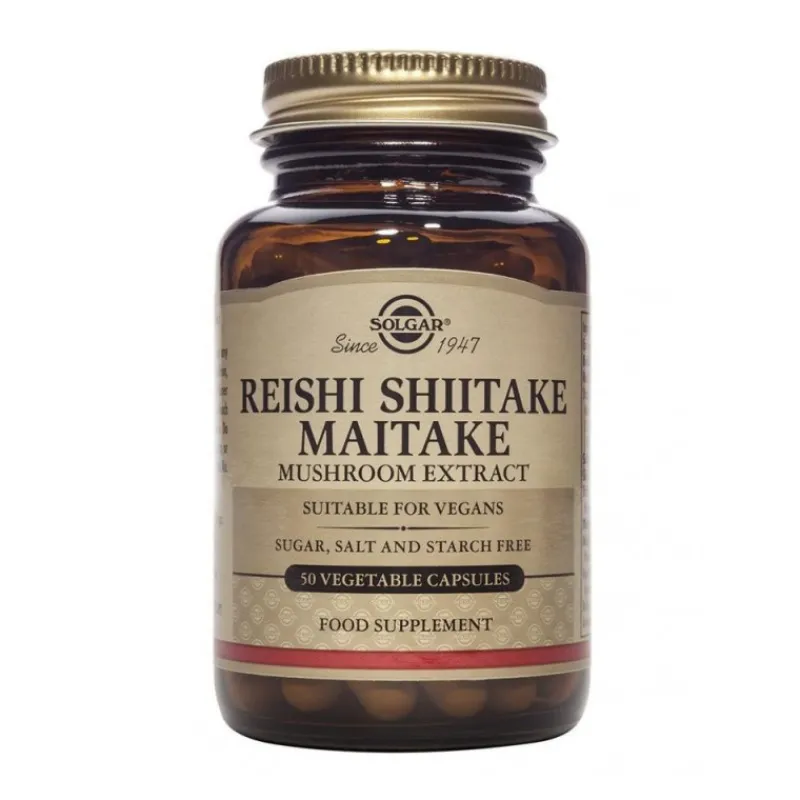 Best REISHI SHIITAKE MAITAKE CÁPSULAS VEGETALES Vitaminas Y Minerales|Complementos Alimenticios