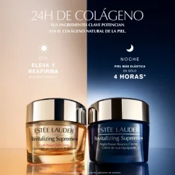 New Revitalizing Supreme+ Night Power Bounce Creme Moisturizer Vitamina E|Vitamina A