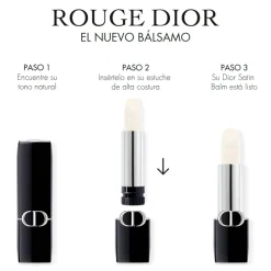 New ROUGE BALMBálsamo de labios universal - 95 % de ingredientes de origen natural - tratamiento floral hidratante - recargable Barra De Labios|Tratamiento