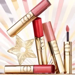 ROUGE FOREVER LIQUID SEQUIN EDICIÓN LIMITADADúo de barra de labios y brillo de labios acabado brillante Barra De Labios