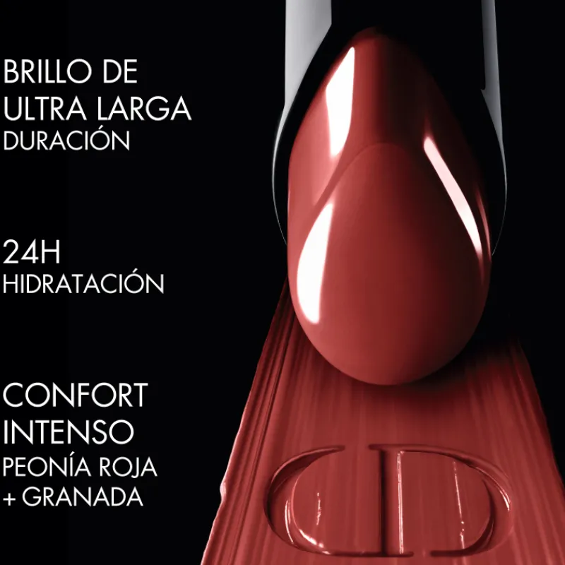 Online ROUGE ON STAGEBarra de labios acabado brillante duración ultralarga Barra De Labios