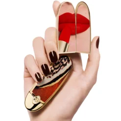 Best Rouge G Majestic Feathers Carcasa Joya con Doble Espejo Edición Limitada Accesorios De Maquillaje