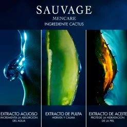 New SAUVAGE KIT RITUAL DE TRATAMIENTOLimpiador, loción y sérum con el poder del cactus Pureza|Anti-Aging Global