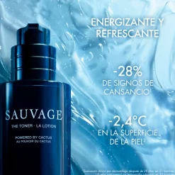 Outlet SAUVAGELoción facial tonificante con extracto de cactus Hombre Luminosidad|Tratamiento Facial