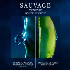 SAUVAGESérum facial con el poder del cactus Hombre Anti-Aging Global|Tratamiento Facial