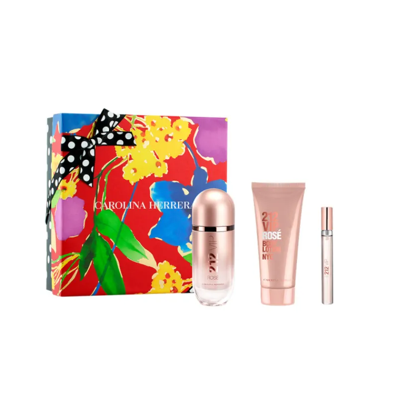 Online Set 212 VIP Rosé Eau de Parfum & Body Lotion Mujer Estuches Y Gift Sets
