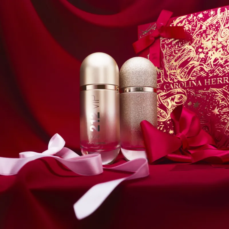 New Set 212 Vip Rose Eau de Parfum & Body Lotion Mujer Estuches Y Gift Sets