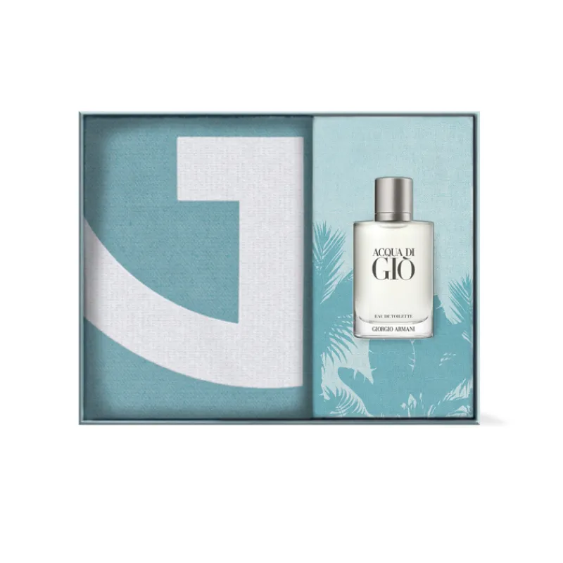 Clearance Set Acqua di Giò Eau de Toilette y Toalla de Playa Hombre Estuches Y Gift Sets