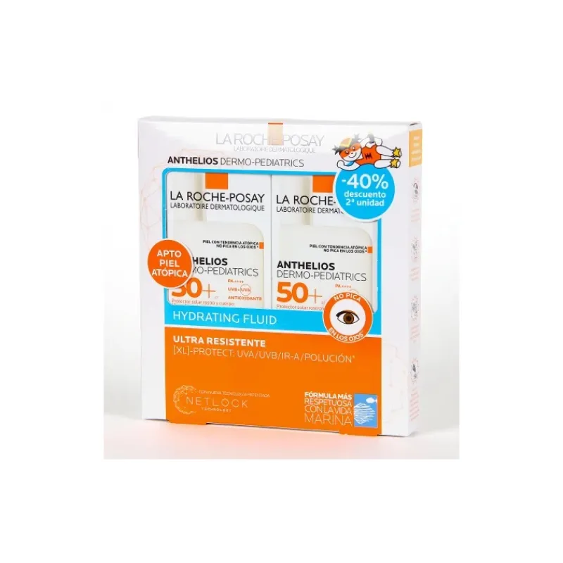 Hot SET ANTHELIOS HYDRATING FLUIDO SPF50 2X50ML Estuches|Infantil