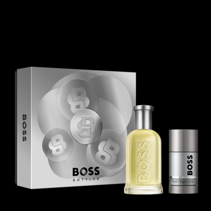 Discount Set BOSS Bottled Eau de Toilette & Desodorante Hombre Estuches Y Gift Sets