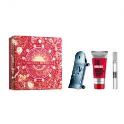 New SET DE REGALO EAU DE TOILETTE 212 HEROES Hombre Estuches Y Gift Sets