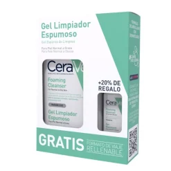 New SET GEL LIMPIADOR ESPUMOSO + REGALO Estuches