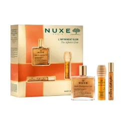 Hot Set Glow infinito Huile Prodigieuse Or + Roll & Glow Huile Prodigieuse Or + Rêve de Miel Estuches|Facial