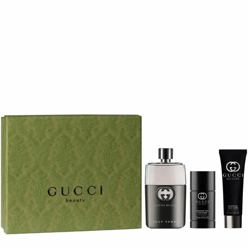 Hot SET GUILTY POUR HOMME EAU DE TOILETTE Hombre Estuches Y Gift Sets