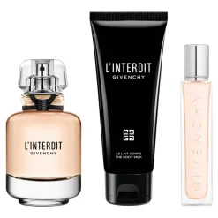 Clearance Set L'Interdit Eau de Parfum & Travel Size & Body Lotion Mujer Estuches Y Gift Sets