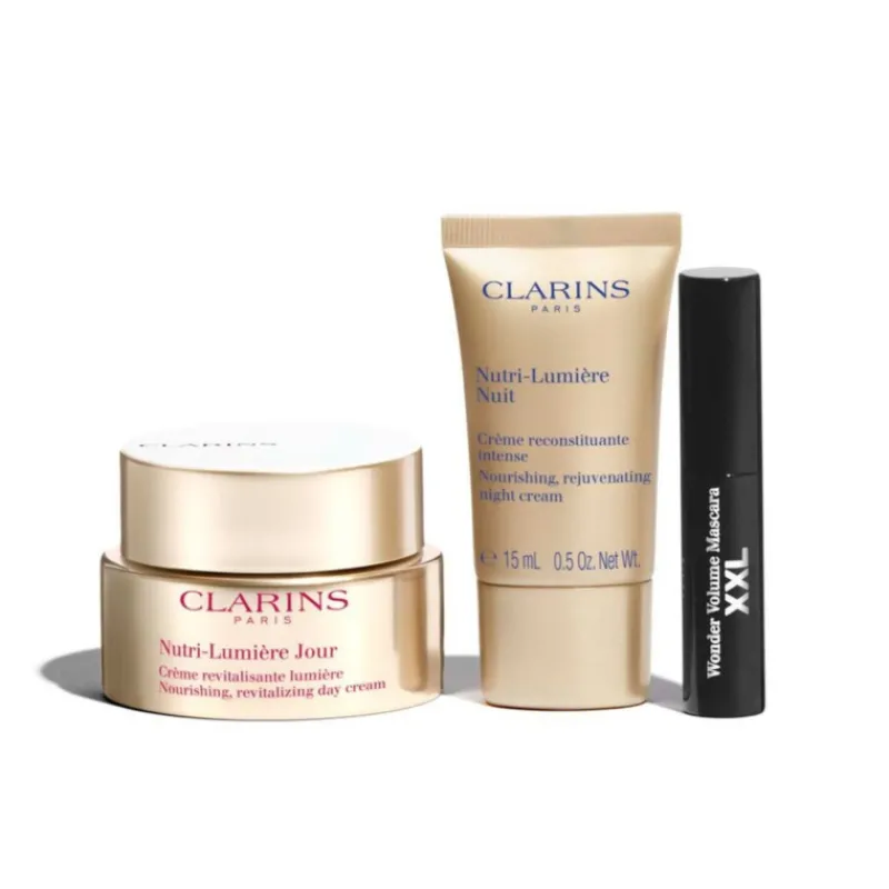 New Set Nutri Lumiere & Wonder Volume Mascara XXL Luminosidad|Anti-Aging Global