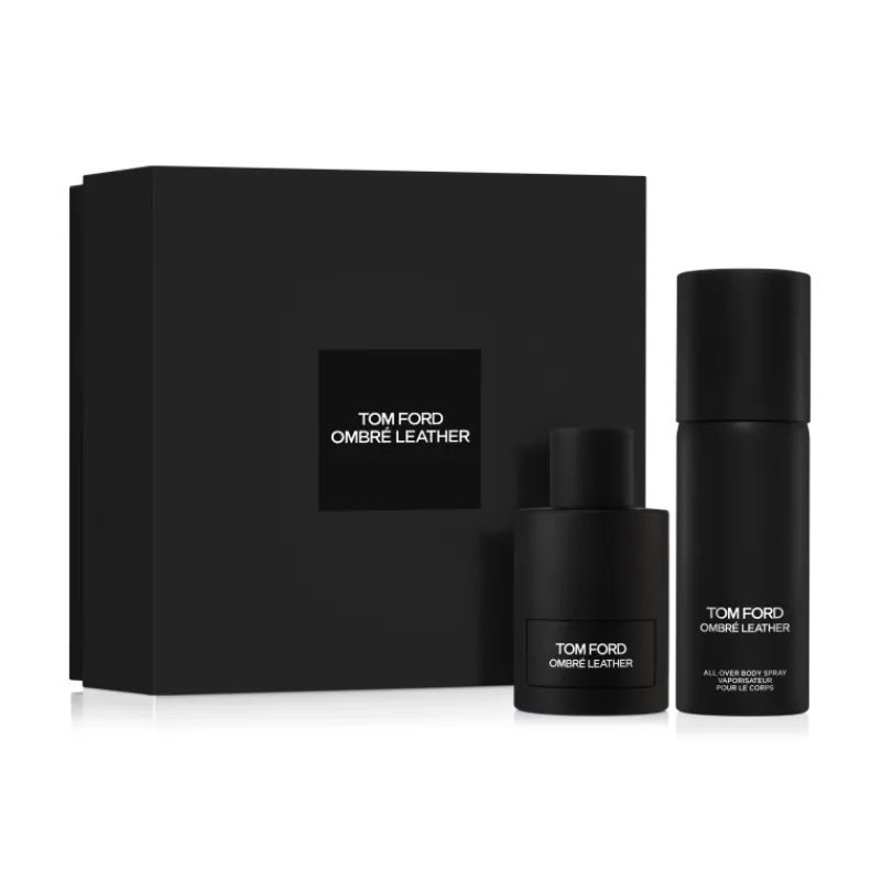 Hot Set Ombre Leather Eau de Parfum + Spray Corporal Hombre Estuches Y Gift Sets