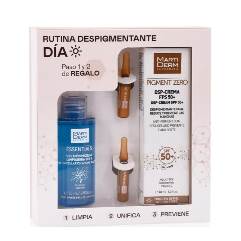 Clearance SET RUTINA DESPIGMENTANTE DE DÍA + REGALO Estuches|Facial