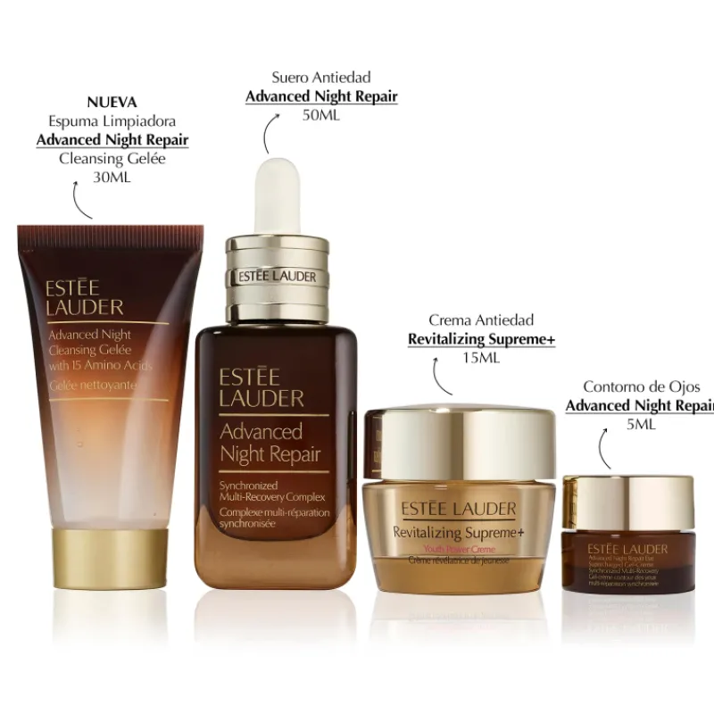 New Set Serum Antiedad Advanced Night Repair + 3 Regalos Luminosidad|Arrugas