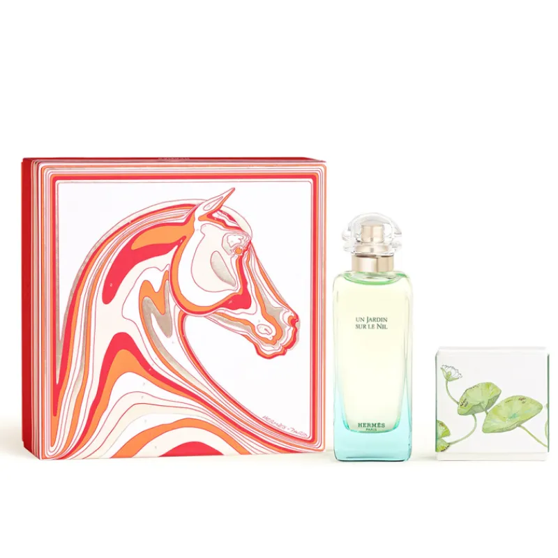 Hot Set Un Jardin Sur le Nil Eau de Toilette con Jabón Perfumado Mujer Estuches Y Gift Sets