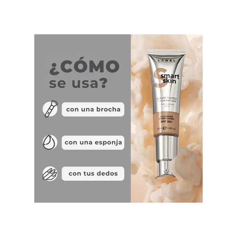 New Smart Skin Serum Tinted Foundation Fondo De Maquillaje