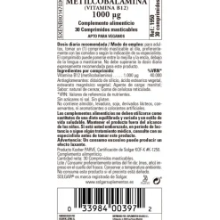 Clearance VITAMINA B12 1000 MCG Vitaminas Y Minerales|Complementos Alimenticios
