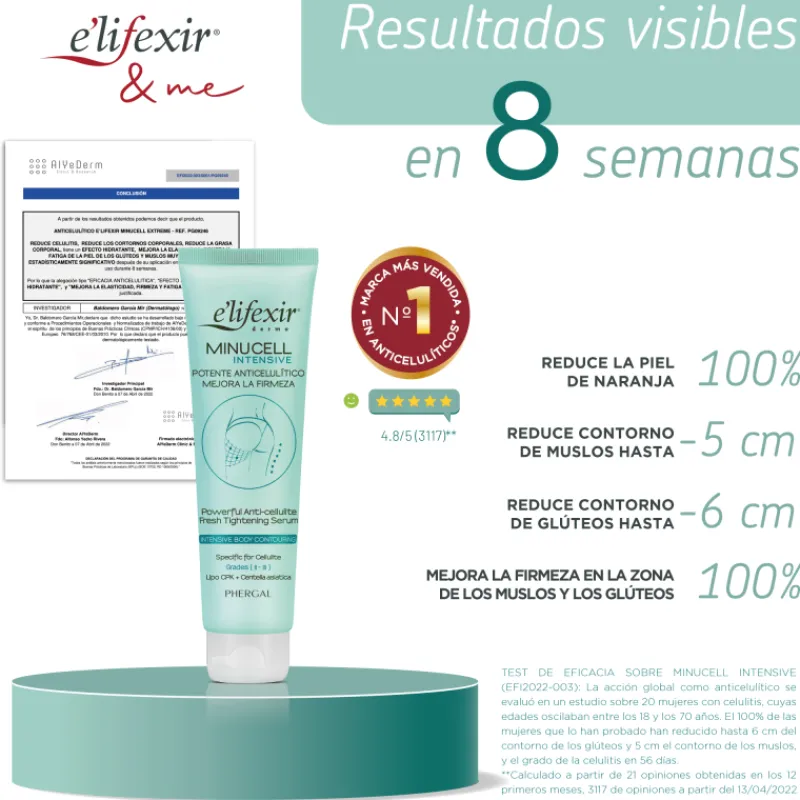 New Sérum Minucell Intensive Anticelulitico Reductor Reafirmante Corporal