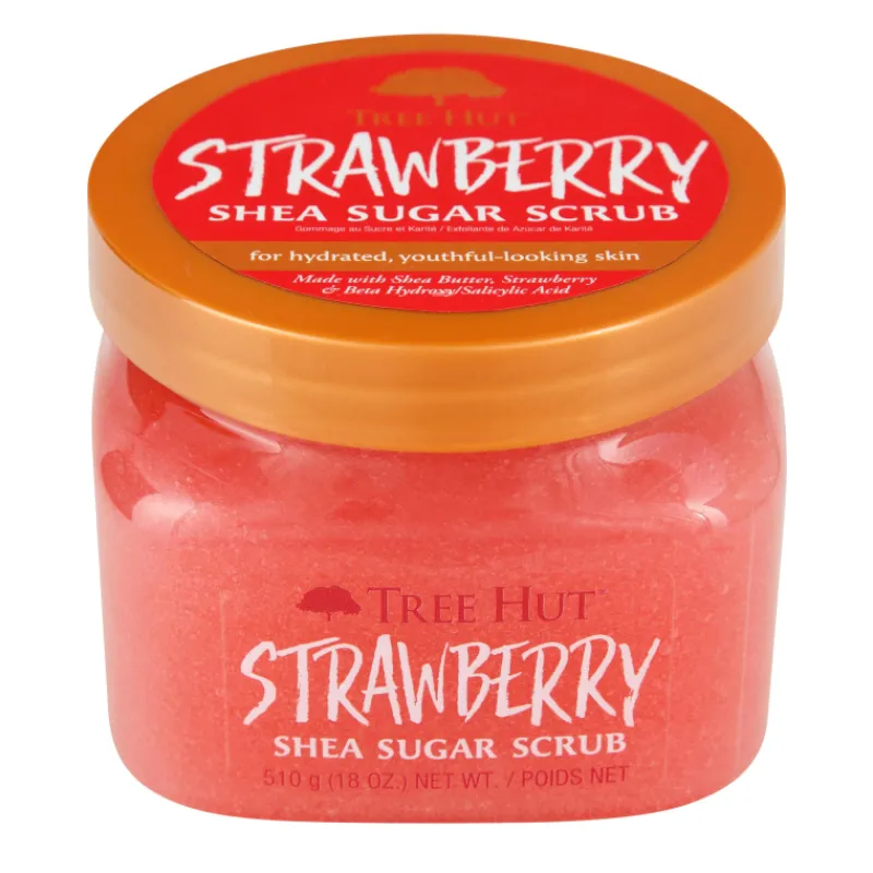 Hot Strawberry Shea Sugar Scrub Aha/Bha|Luminosidad