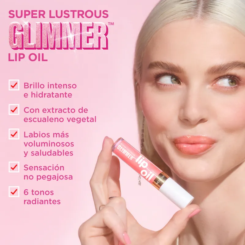 Super Lustrous Glimmer Lip Oil Lip Gloss