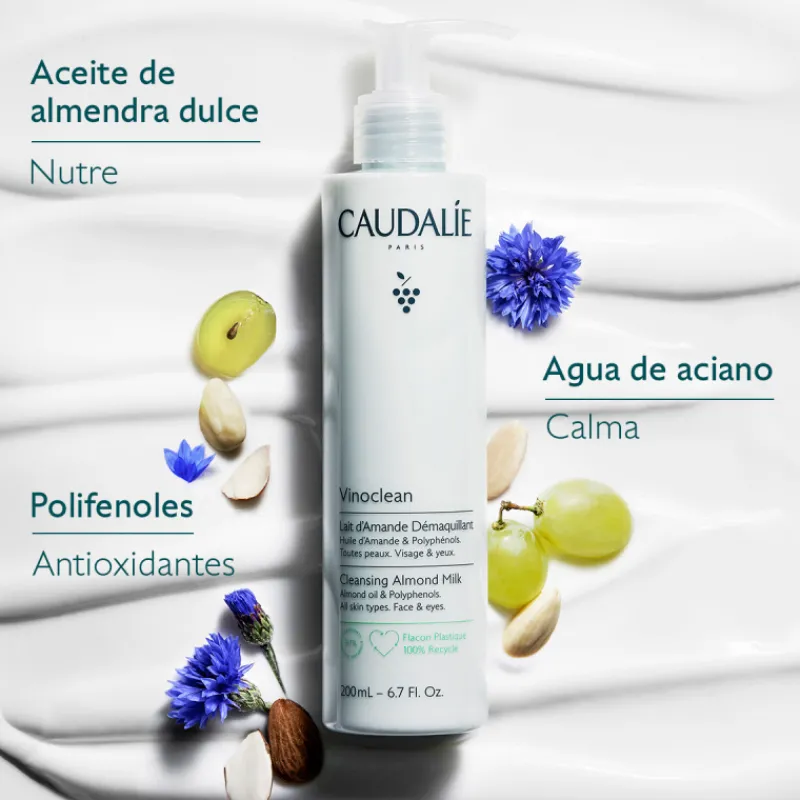 Hot VINOCLEAN LECHE DE ALMENDRAS DESMAQUILLANTE Facial