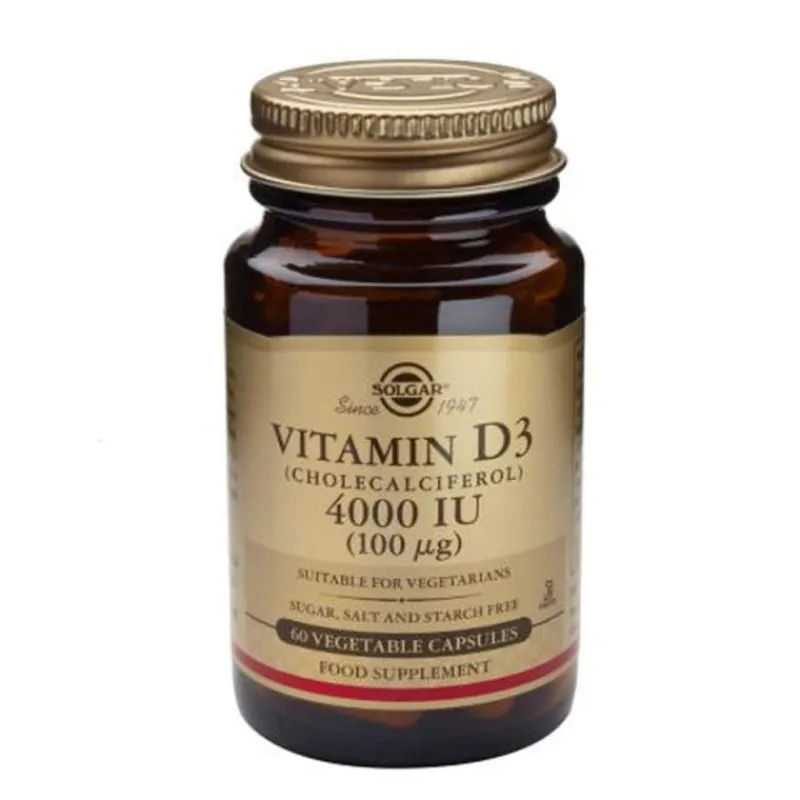 Online VITAMIN D3 4000 UI (100MCG) (COLECAL) CÁPSULA VEGETAL Vitaminas Y Minerales|Complementos Alimenticios