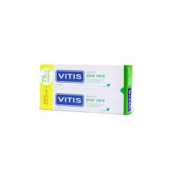 VITIS PACK PASTA DENTÍFRICA ALOE VERA 225ML+75GRATIS Estuches|Bucal