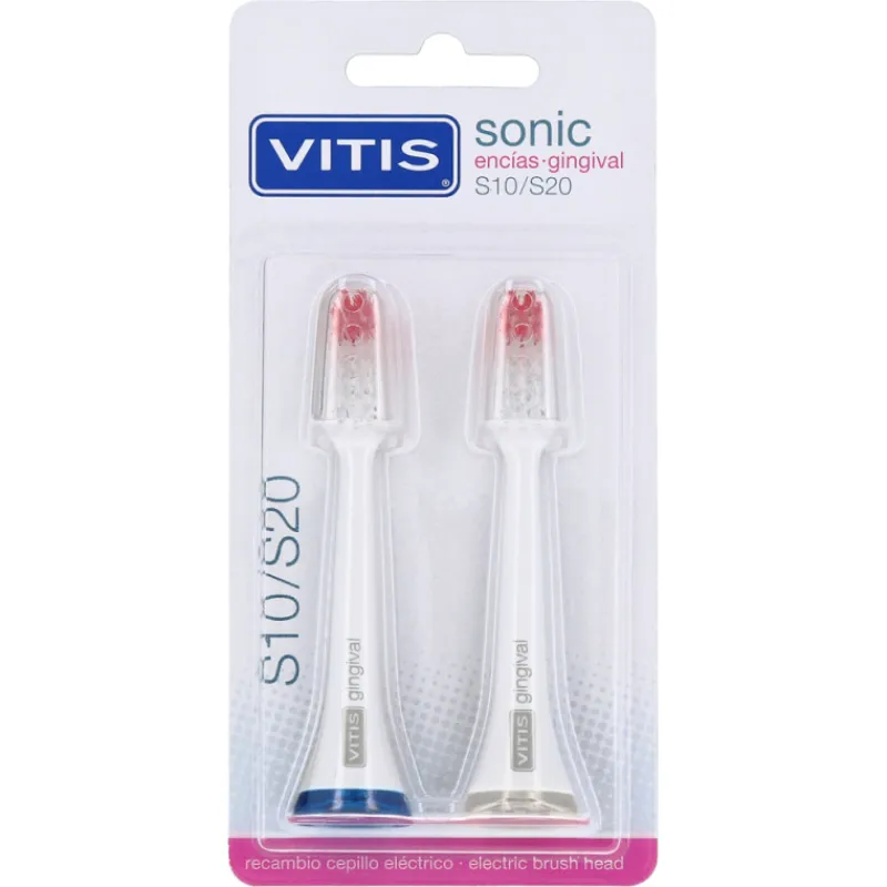 Clearance VITIS RECAMBIO CABEZAL CEPILLO ELÉCTRICO SONIC S10/S20 ENCÍAS GINGIVAL Bucal