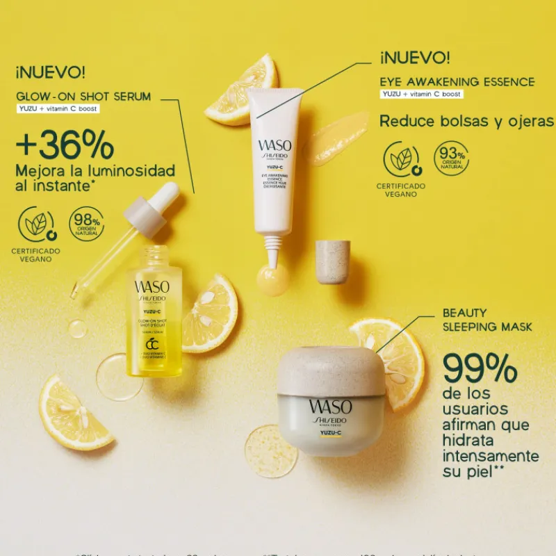 New Waso Yuzu-C Glow-On Shot 28 ml Vitamina A|Vitamina C