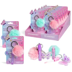 Discount World Butterfly Lip & Pompom Set Lip Gloss|Tratamiento