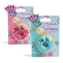 World Donut Lip Balm Keychain Ojos & Labios|Hidratación