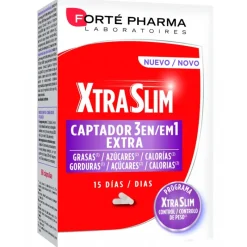 XTASLIM CAPTADOR 3 EN 1, PROGRAMA 15 DÍAS  60 CAP Vitaminas Y Minerales|Complementos Alimenticios